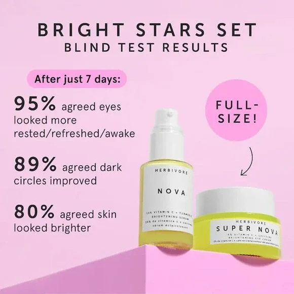 限定【Bright Stars Set】Herbivore Botanicals Herbivore Bright Stars Set Brighter Skin in 7 Days - Limited